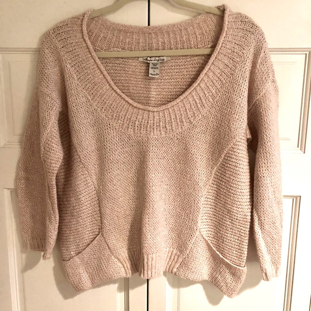 American Rag Wide Neck Size Large Sweater